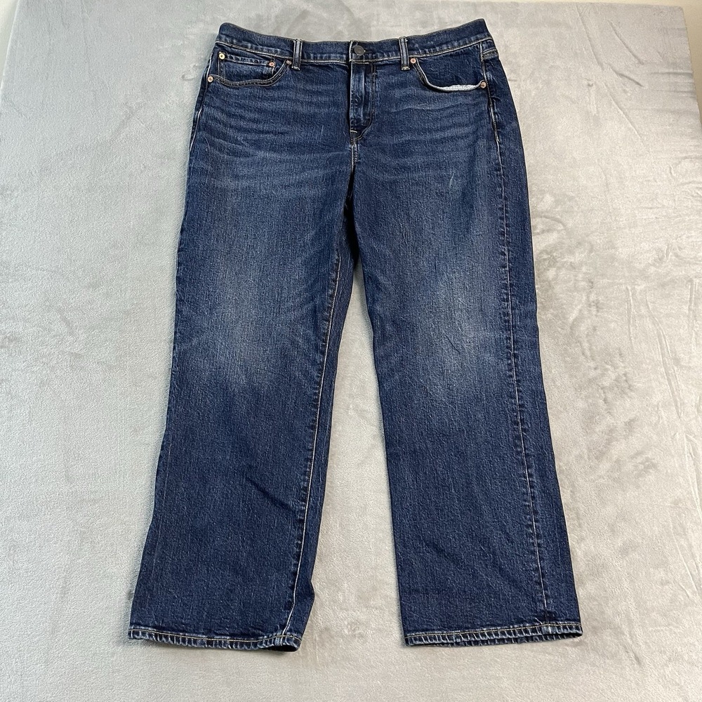 American Eagle Original Bootcut Flex Jeans Mens 36x30* Dark Wash Stretch Denim